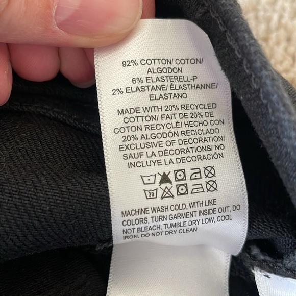 Lucky Brand Ava Mid Rise Skinny Jean Women’s 4/27 R Black Denim Closet Staple - Picture 4 of 11